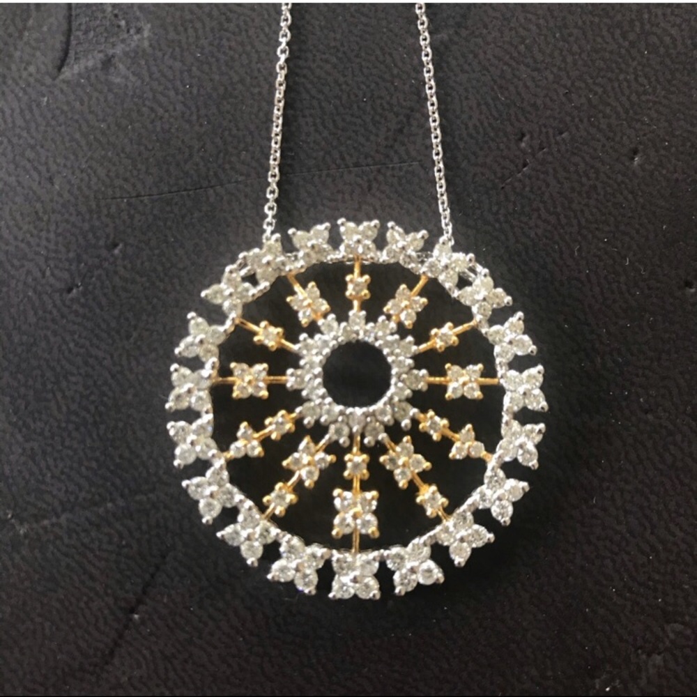 Diamond Pendant with chain